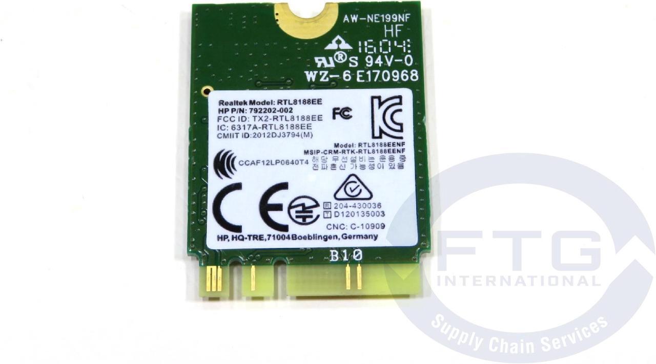 Main image of 792609-001 / 792202-002 WLAN RT SHANKS BGN 1x1 AZ