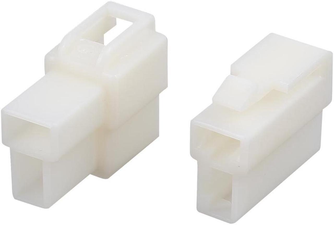 Main image of 20 Sets 6.3mm 2 Pin Car Automotive Electrical Wire Connector Male Female Housing