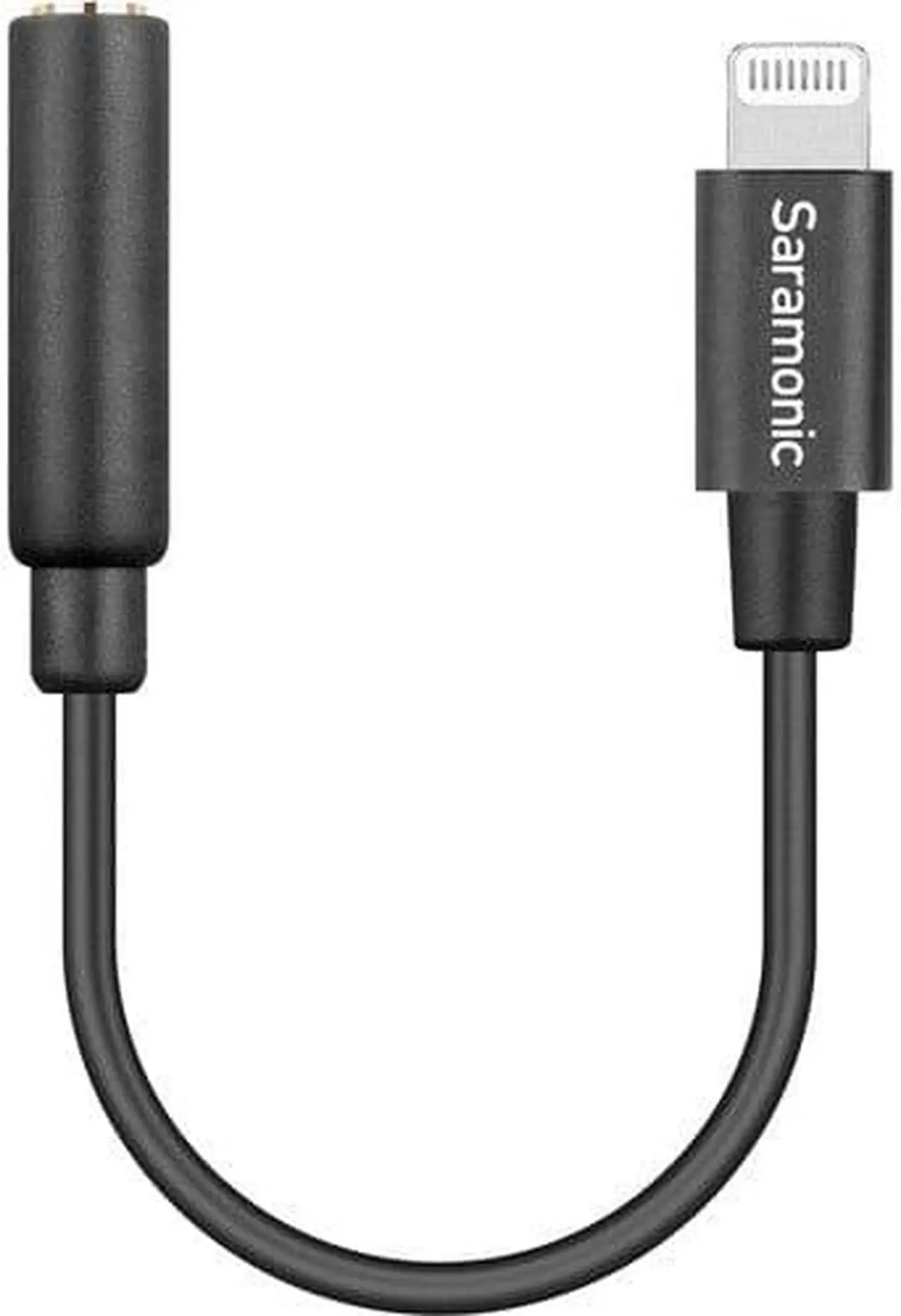 Alt view image 11 of 20 - Saramonic Apple Lightning to Female 3.5mm TRRS Audio Adapter Cable 3" SR-C2002