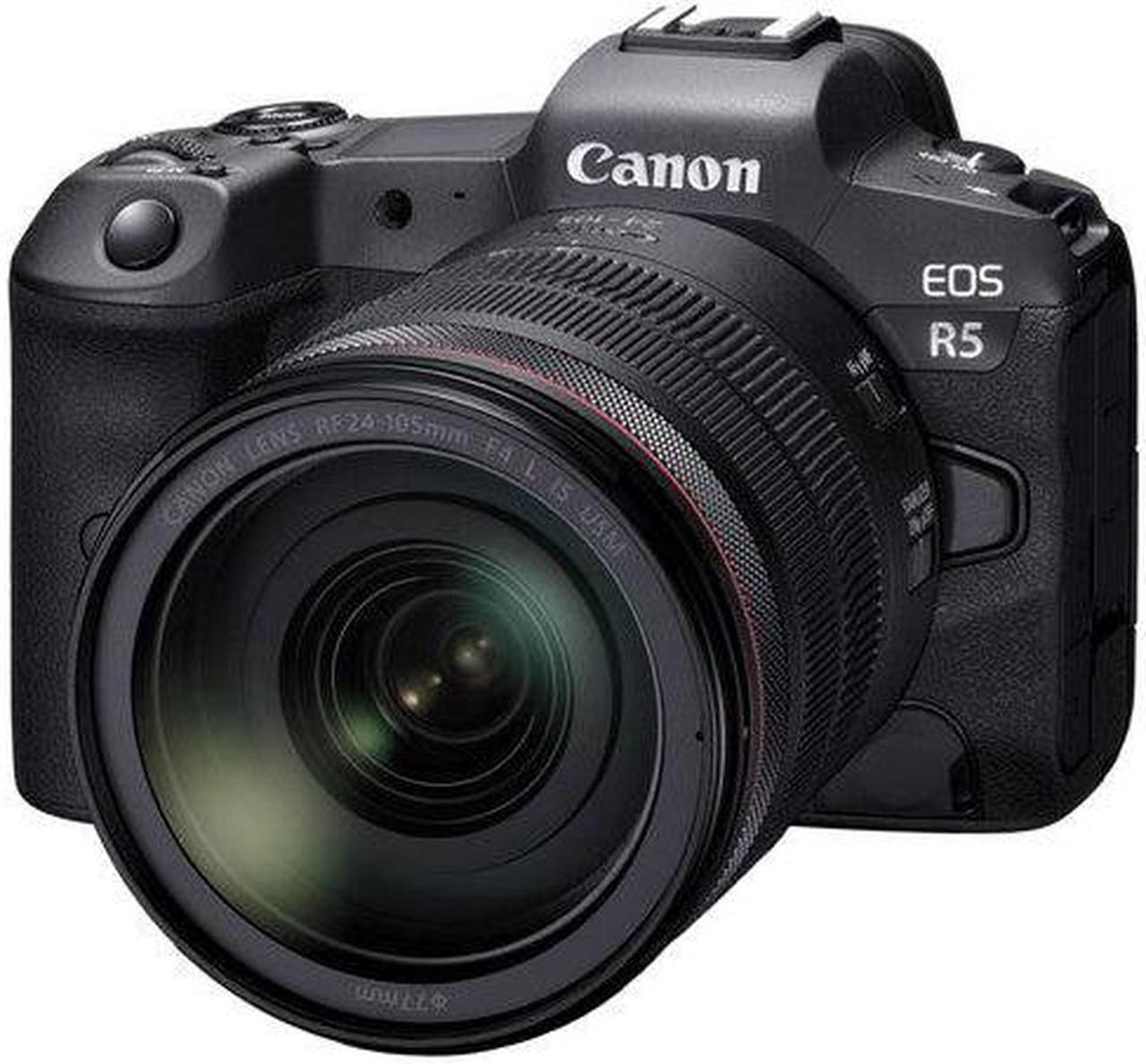 Alt view image 6 of 20 - Canon EOS R5 Mirrorless Camera- Body Only
