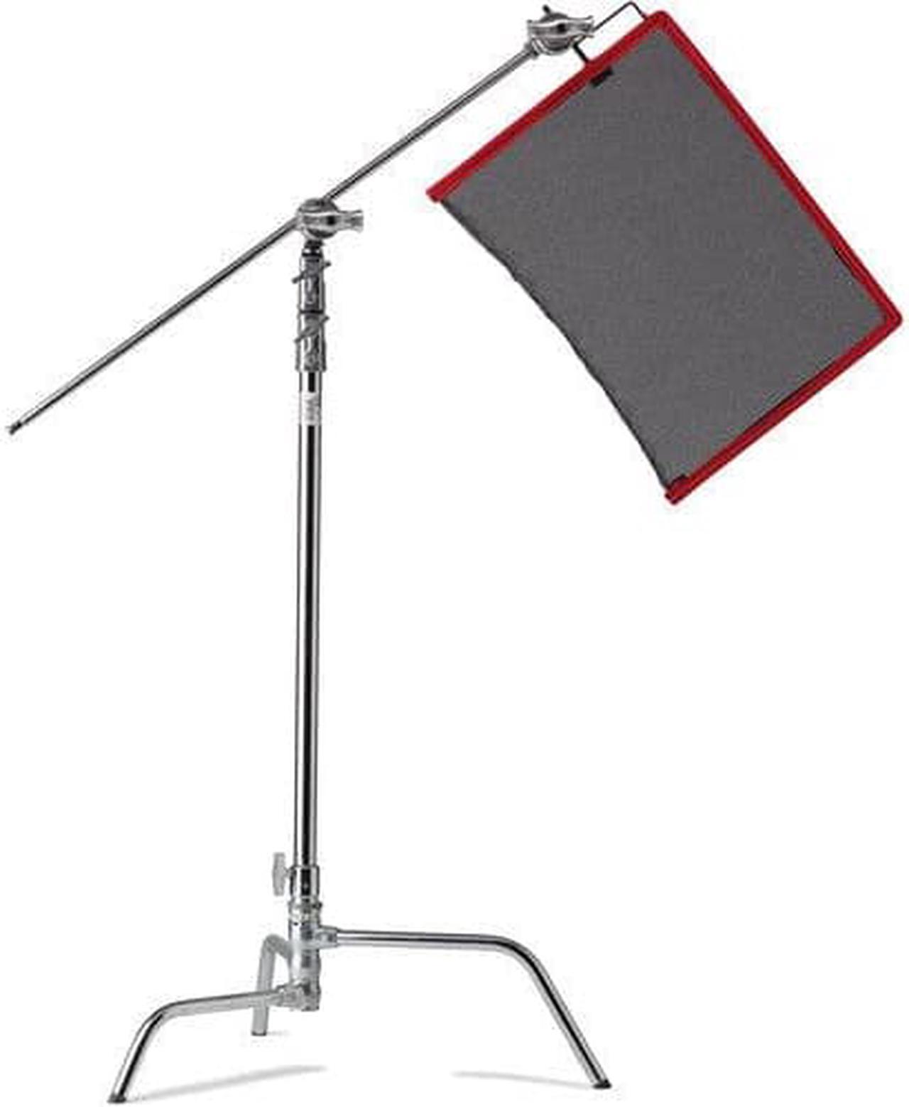 Alt view image 9 of 9 - Kupo 40" Master C-Stand with Turtle Base Kit, Silver #KS704712