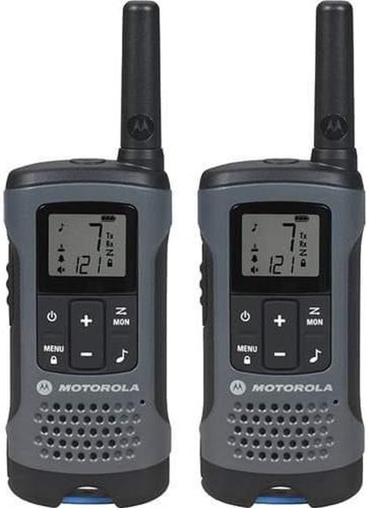 Alt view image 6 of 20 - MOTOROLA T200 Two Way Radio,Gray,NiMh or Alkaline,PK2