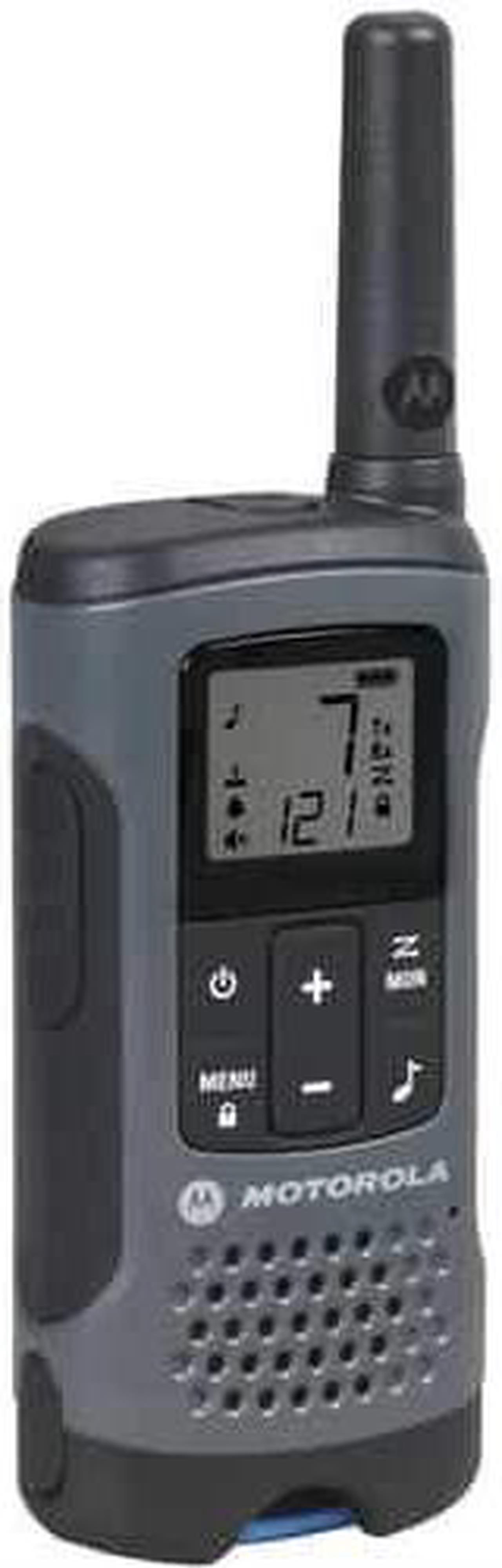 Alt view image 9 of 20 - MOTOROLA T200 Two Way Radio,Gray,NiMh or Alkaline,PK2