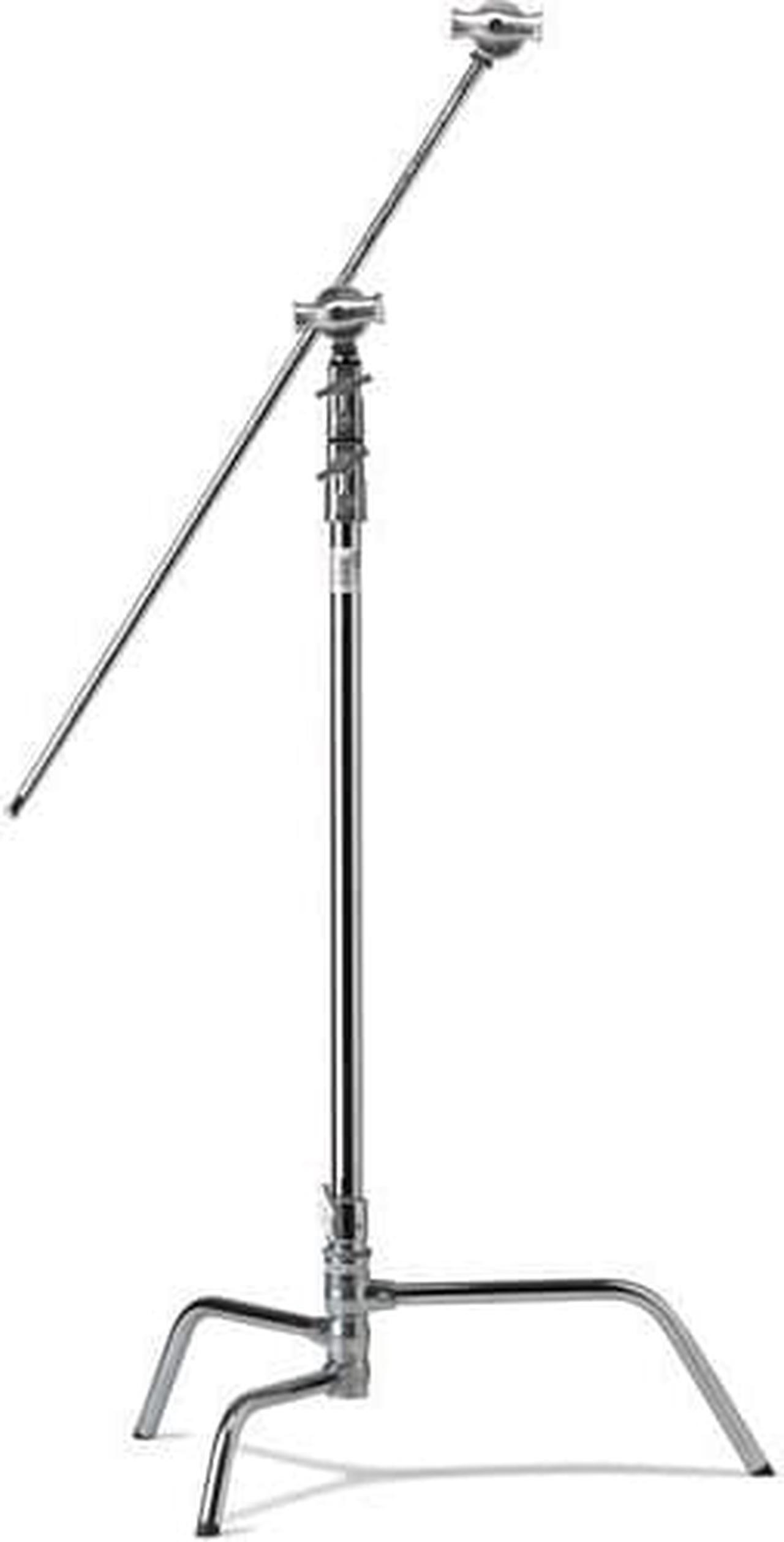 Alt view image 3 of 9 - Kupo 40" Master C-Stand with Turtle Base Kit, Silver #KS704712