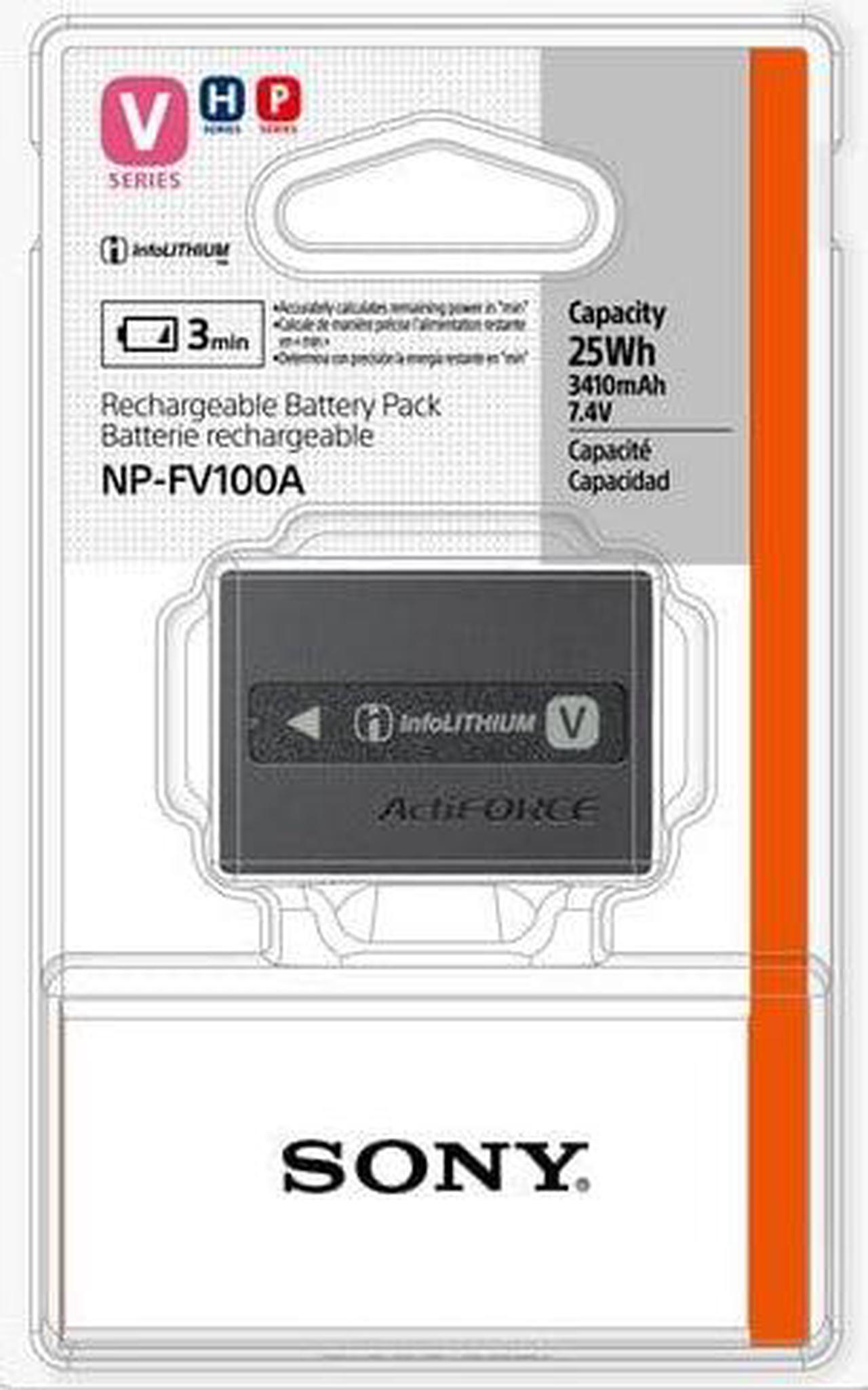 Alt view image 15 of 17 - Sony NPFV100A Camcorder battery 3900 Mah Li-Ion