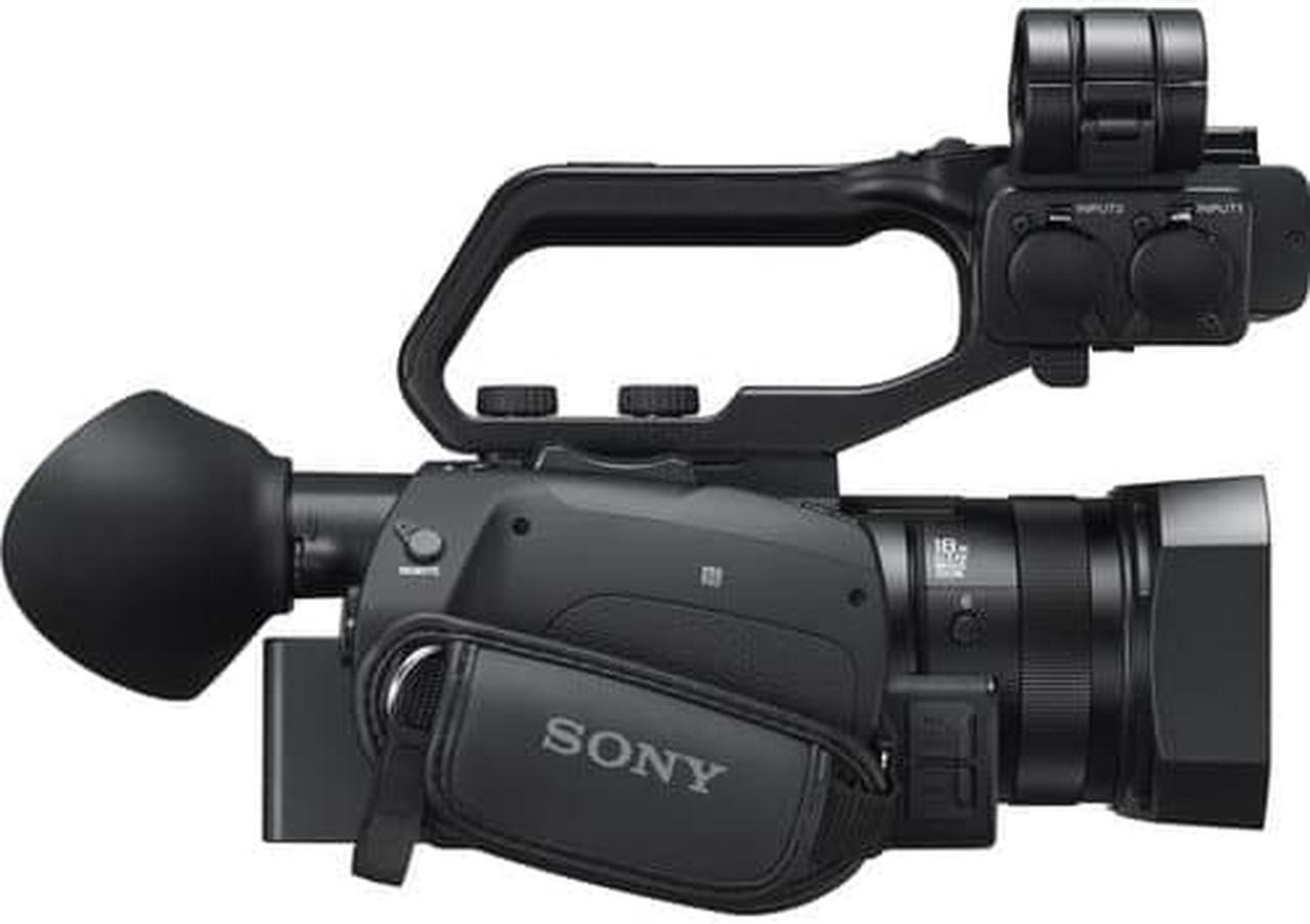 Alt view image 5 of 7 - Panasonic VX3 Camcorder with 4K Image Quality, F1.8 Lens, and Ergonomic Design (Black) Bundle with DSLR Camera Bag (Amber) and 128GB SDXC Canvas Go Plus 170MBPS Read Memory Card (3 Items)