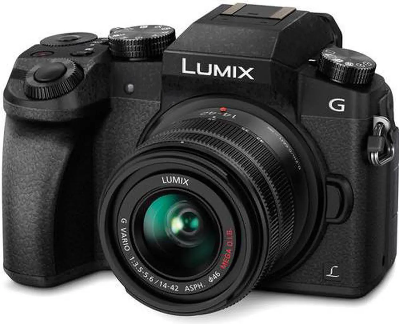 Alt view image 18 of 20 - Panasonic DMCG7/B, 14-42mm F/3.5-5.6 Ii Mega OIS, Black
