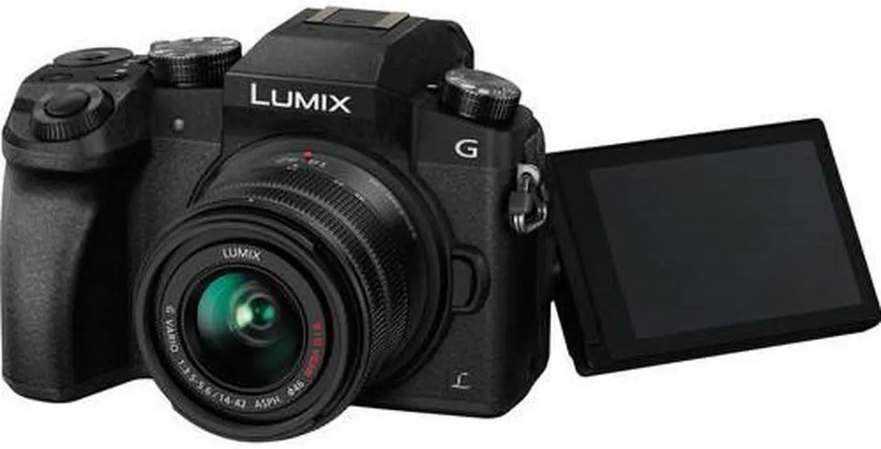 Alt view image 20 of 20 - Panasonic DMCG7/B, 14-42mm F/3.5-5.6 Ii Mega OIS, Black