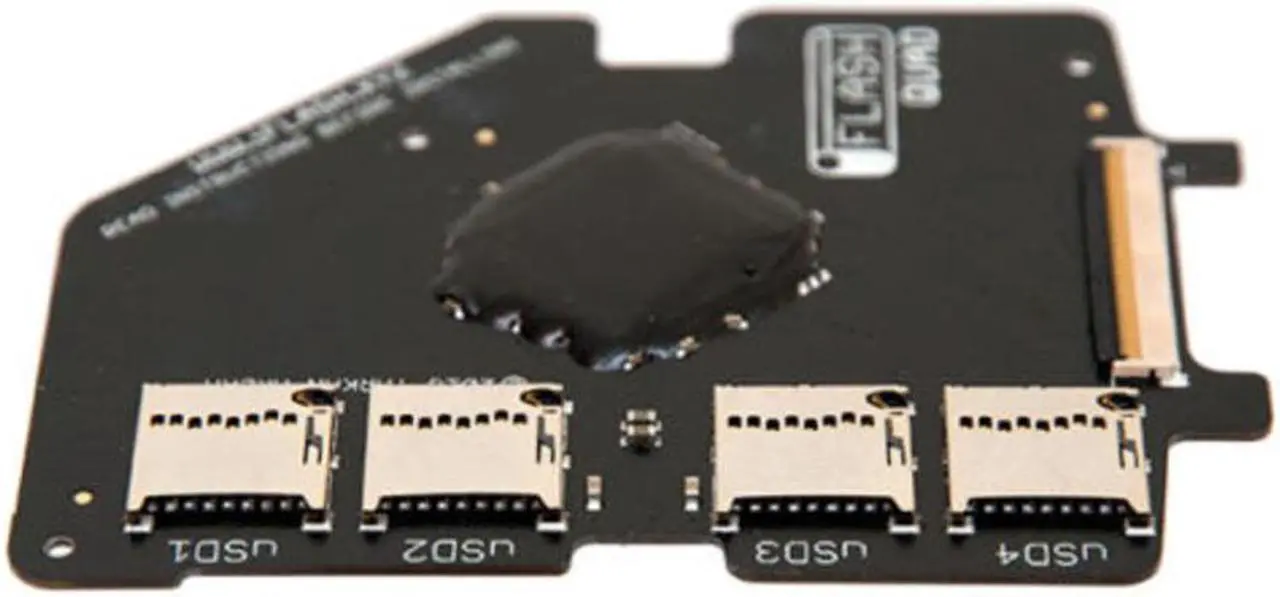 Alt view image 2 of 5 - iFlash Quad MicroSD Adapter iPod 5G 6G 7G Video Classic Upto 4x Micro SD Cards