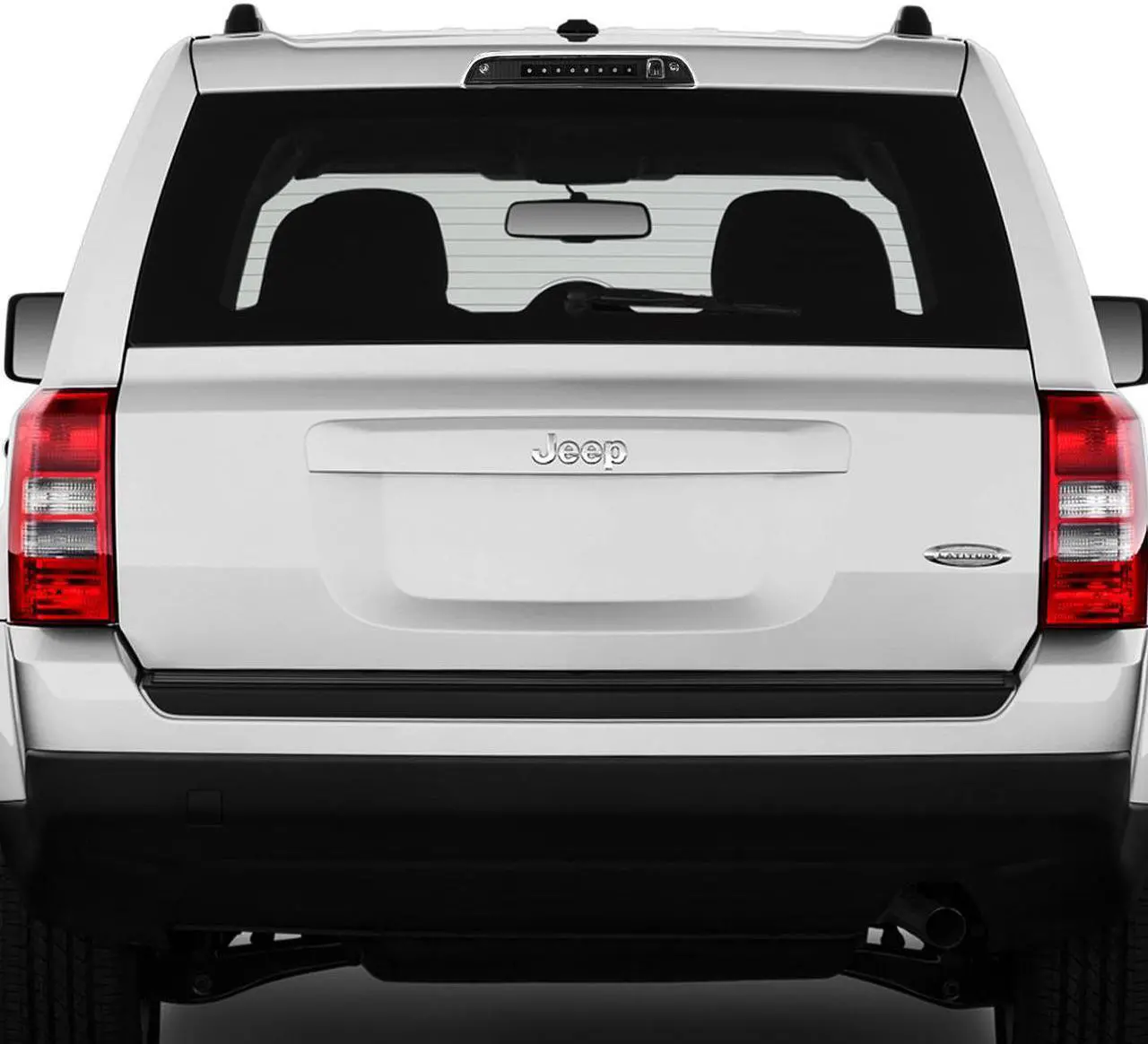 Alt view image 5 of 5 - DNA Motoring 3BL-PAT07-LED-BK For 2007 to 2017 Jeep Patriot Full LED 3rd Third Tail Brake Light Rear Center Stop Lamp Black Housing 08 09 10 11 12 13 14 15 16