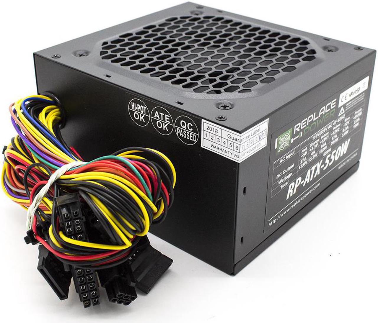 Alt view image 4 of 4 - 550W Power Supply for HP Pavilion Elite HPE-H8-1520T HPE-478HK Upgrade