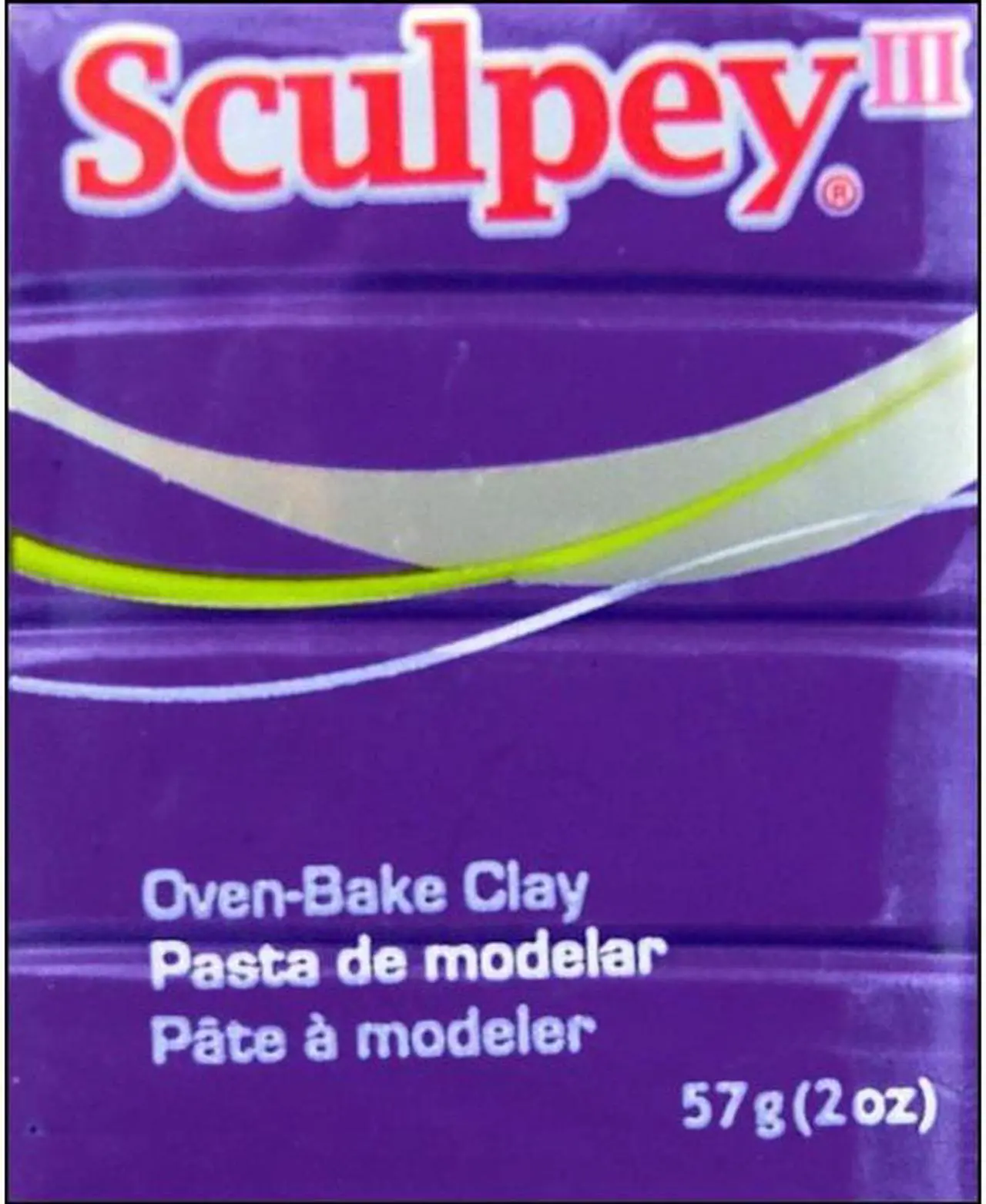 Alt view image 6 of 7 - Sculpey III Polymer Clay 2oz-Purple