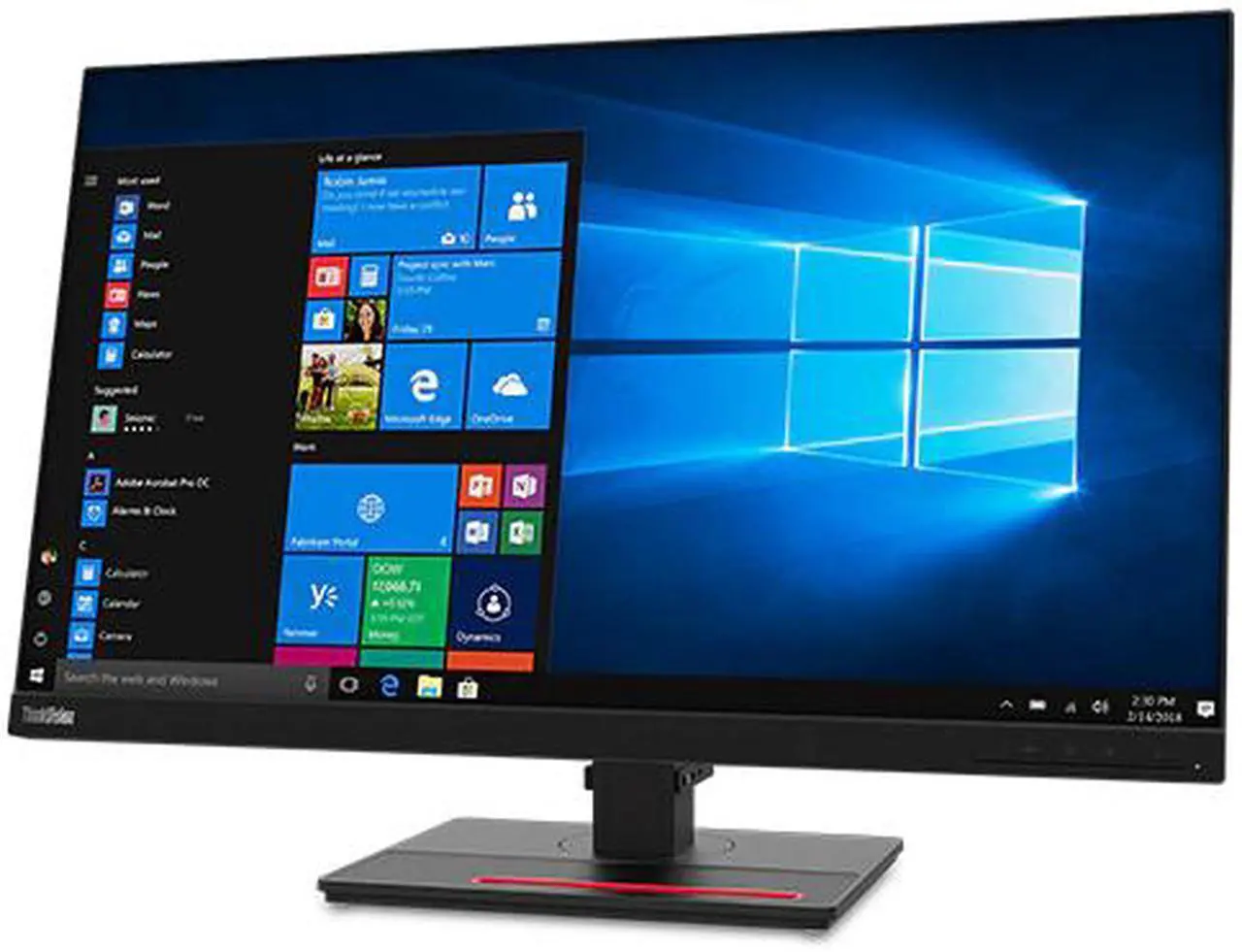 Alt view image 3 of 11 - Lenovo ThinkVision T27q-20 27" (2560 x 1440) 16:9 QHD Monitor