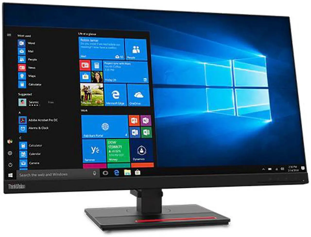 Alt view image 2 of 11 - Lenovo ThinkVision T27q-20 27" (2560 x 1440) 16:9 QHD Monitor