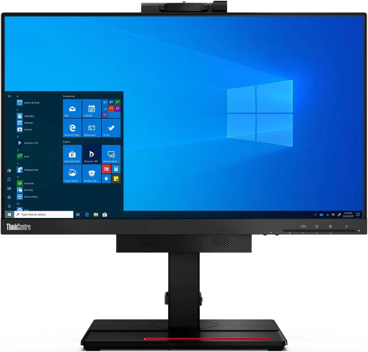 Main image of Lenovo ThinkCentre TIO24Gen 4 24" WLED FHD- Touch Monitor with Webcam, Speaker and Mic
