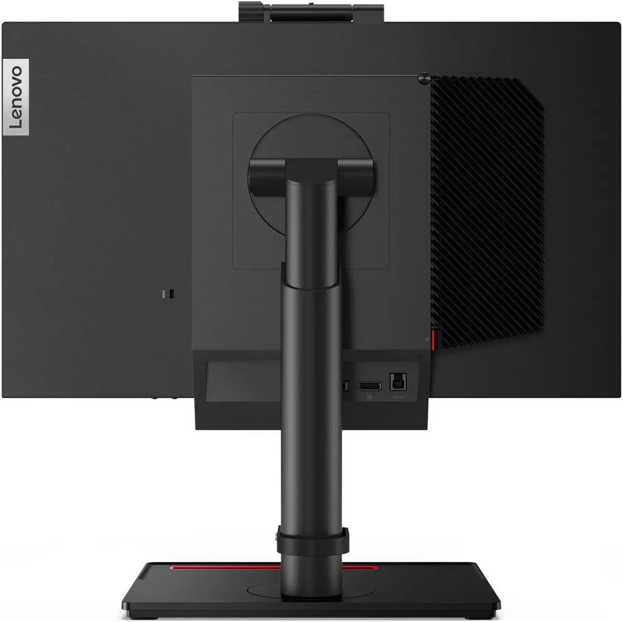 Alt view image 6 of 14 - Lenovo ThinkCentre TIO24Gen 4 24" WLED FHD- Touch Monitor with Webcam, Speaker and Mic