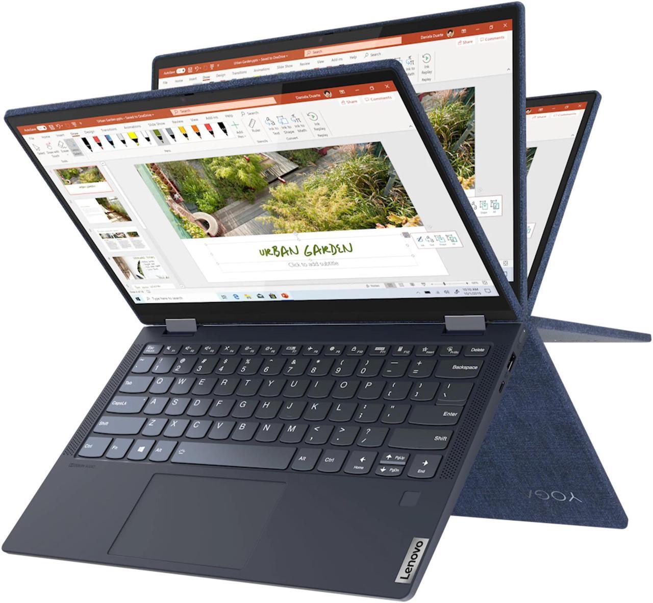 Alt view image 6 of 7 - Lenovo Yoga 6 13ARE05 82FN0001US AMD Ryzen 7 4000 Series 4700U (2.00 GHz) 8 GB Memory 512 GB PCIe SSD AMD Radeon Graphics 13.3" IPS Touchscreen Convertible 2-in-1 Laptop Windows 10 Home 64-bit