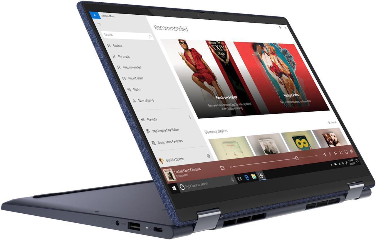 Alt view image 4 of 7 - Lenovo Yoga 6 13ARE05 82FN0001US AMD Ryzen 7 4000 Series 4700U (2.00 GHz) 8 GB Memory 512 GB PCIe SSD AMD Radeon Graphics 13.3" IPS Touchscreen Convertible 2-in-1 Laptop Windows 10 Home 64-bit