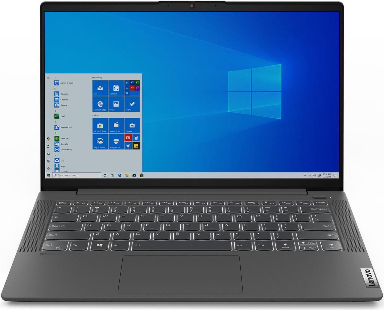 Main image of Lenovo Laptop IdeaPad 5 14ARE05 81YM0000US AMD Ryzen 5 4000 Series 4500U (2.30 GHz) 8 GB Memory 256 GB PCIe SSD AMD Radeon Graphics 14" IPS 1920 x 1080 Windows 10 Home 64-bit