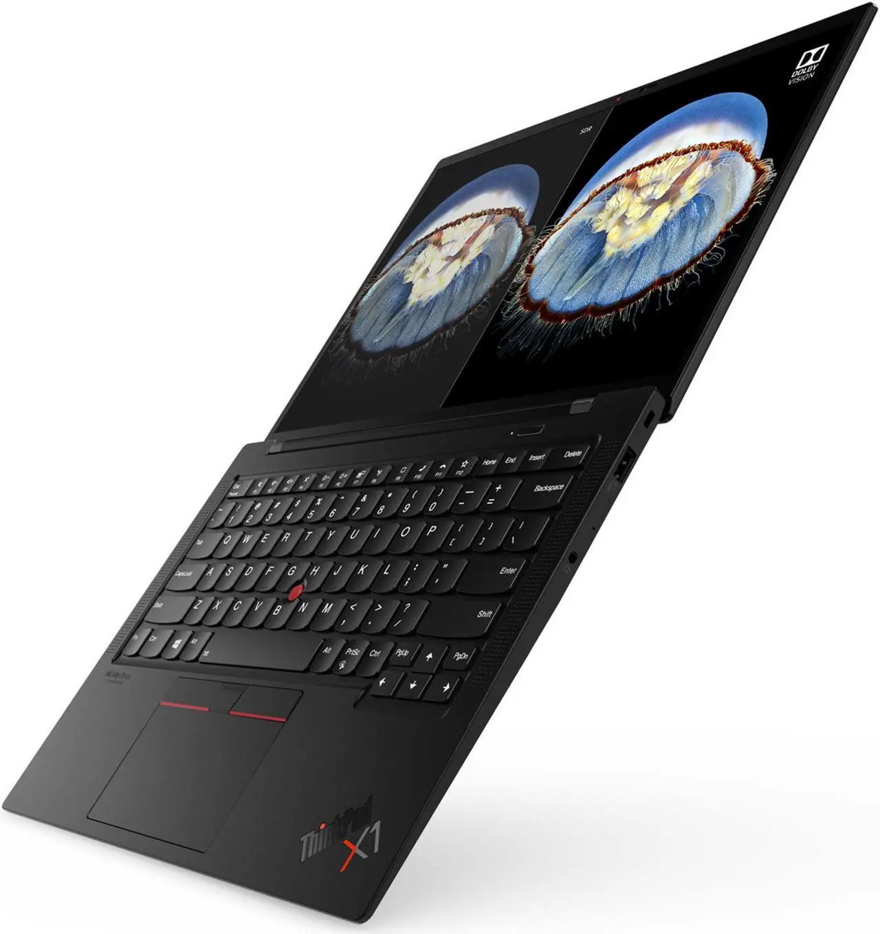 Alt view image 6 of 7 - Lenovo ThinkPad X1 Carbon Gen 9 Laptop, 14.0" FHD IPS 400 nits, i5-1135G7, Iris Xe Graphics, 16GB, 512GB SSD, Win 10 Pro