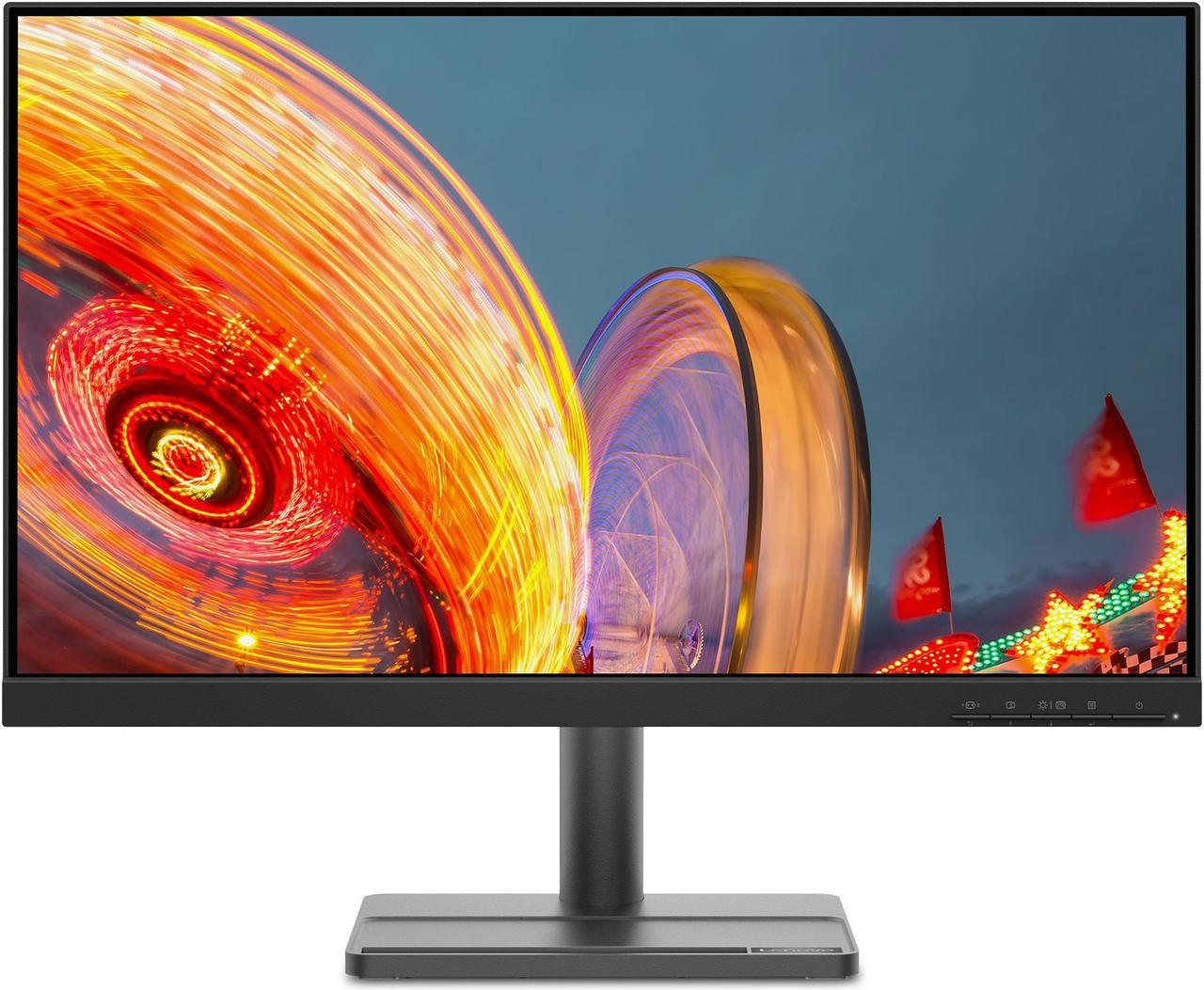 Lenovo L24e-30 23.8" Ultra-Thin FHD Monitor, VA Panel, FreeSync, 3-Side NearEdgeless, 75Hz, 4ms, HDMI, VGA, VESA Mountable