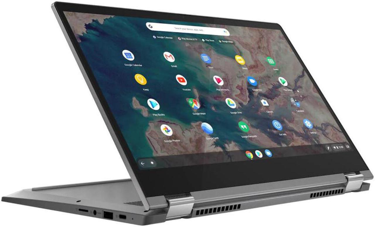 Alt view image 7 of 7 - Lenovo Chromebook Flex 5 Laptop, 13.3" FHD IPS Touch 250 nits, 5205U, UHD Graphics, 4GB, 64GB eMMC, Chrome Os