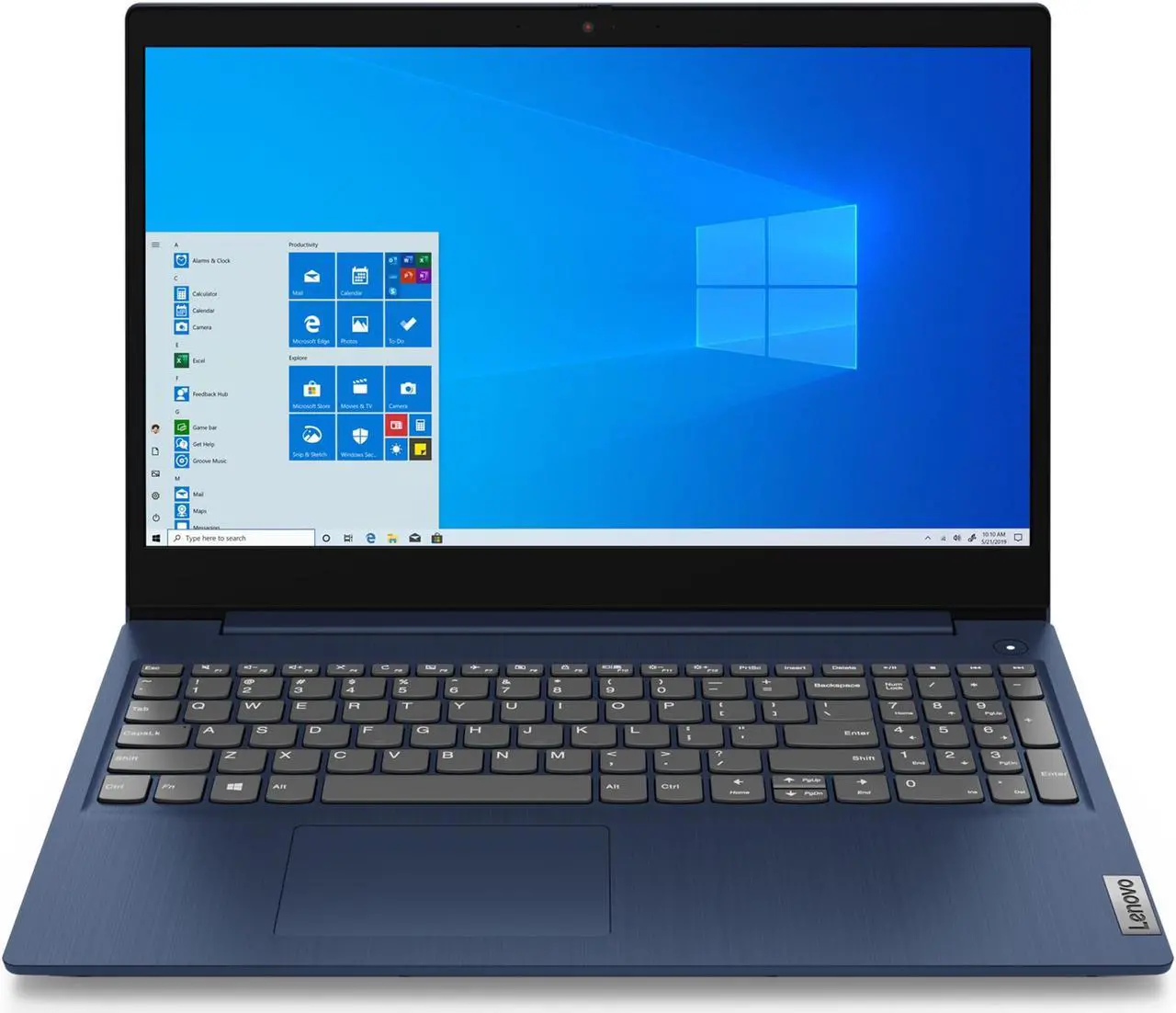 Alt view image 8 of 20 - Lenovo IdeaPad 3 15.6" Touchscreen Laptop - 10th Gen Intel Core i5-10210U - 768p Notebook 12GB Memory RAM 512GB SSD 81WR0007US