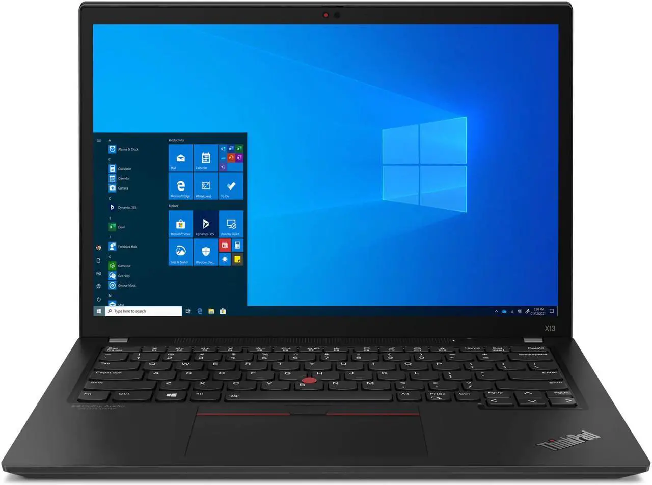 Alt view image 6 of 12 - Lenovo ThinkPad X13 Gen 2 AMD Laptop, 13.3" IPS  300 nits, Ryzen 7 Pro 5850U,  AMD Radeon Graphics, 16GB, 512GB SSD, Win 10 Pro