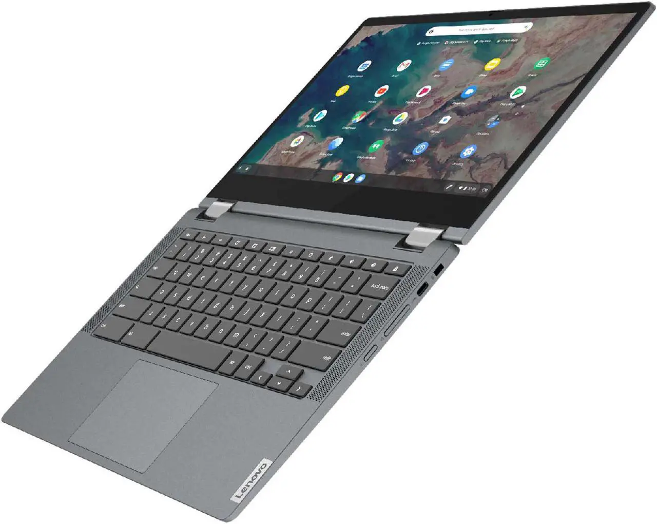 Alt view image 5 of 7 - Lenovo Chromebook Flex 5 Laptop, 13.3" FHD IPS Touch 250 nits, 5205U, UHD Graphics, 4GB, 64GB eMMC, Chrome Os