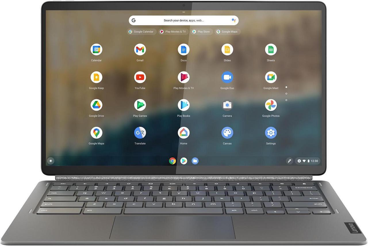 Main image of Lenovo Chromebook Duet 5 Laptop, 13.3" FHD Narrow Bezel, Qualcomm Snapdragon SC7180, 4GB, 256GB