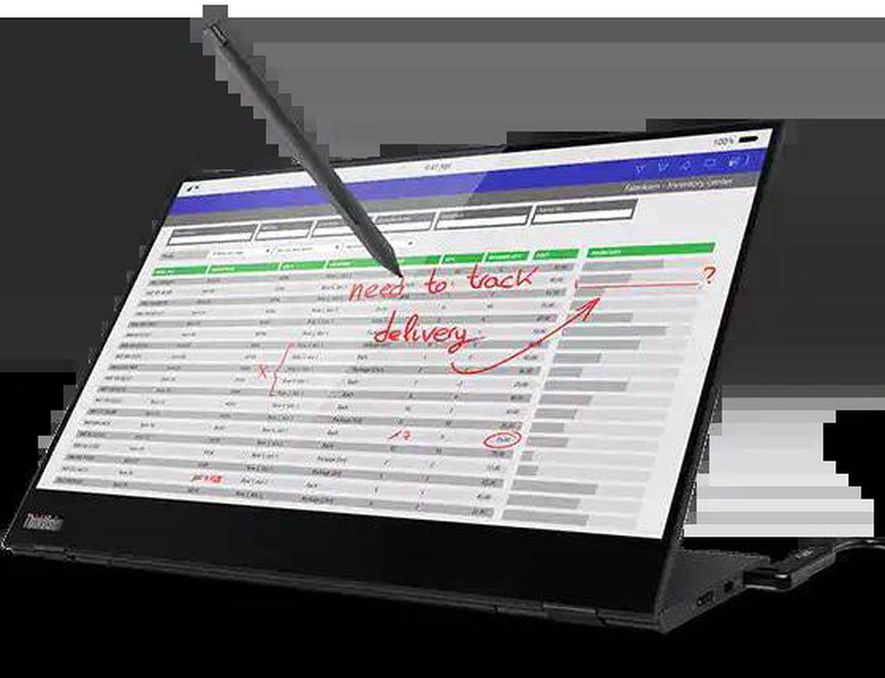 Alt view image 7 of 20 - Lenovo ThinkVision M14t 14" USB-C Mobile Monitor with Touch Screen