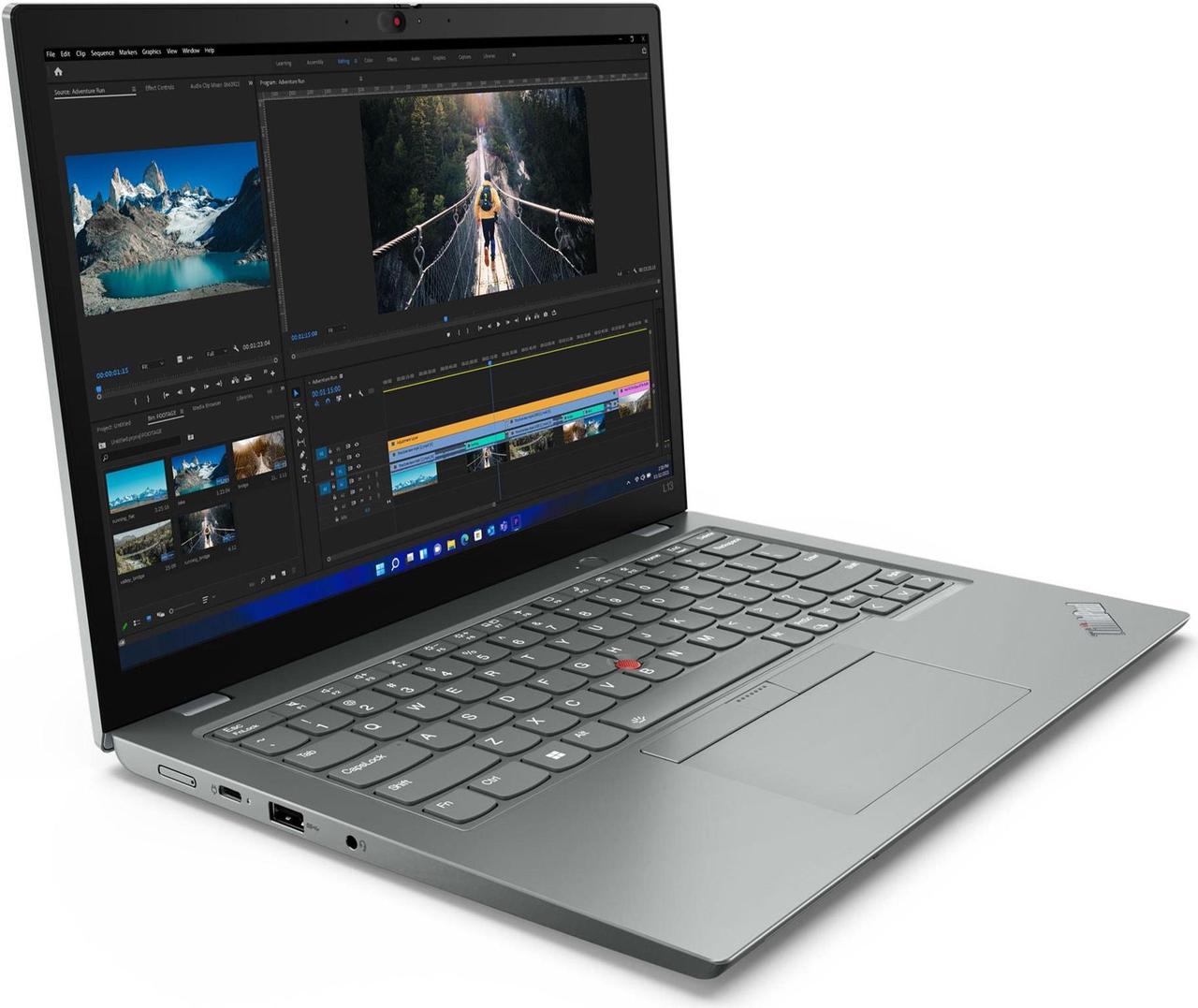 Alt view image 2 of 7 - Lenovo ThinkPad L13 Gen 3 AMD Laptop, 13.3" IPS LED , Ryzen 5 PRO 5675U, AMD Radeon , 8GB, 512GB, One YR Onsite Warranty