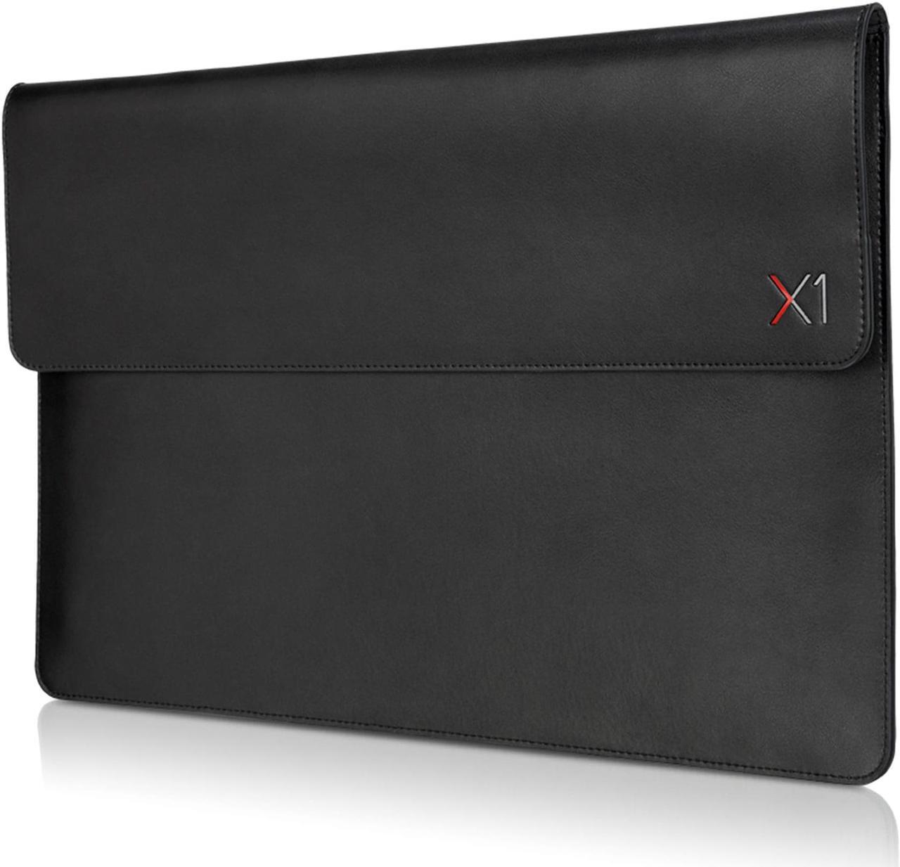 Alt view image 2 of 9 - Lenovo ThinkPad X1 Carbon/Yoga Leather Sleeve