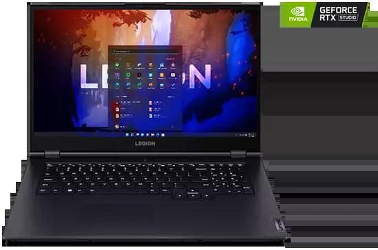 Alt view image 8 of 12 - Lenovo Legion 5 Laptop: Ryzen 5 5600H, NVidia GTX 1650, 256GB SSD, 8GB RAM, 17.3" Full HD IPS Display