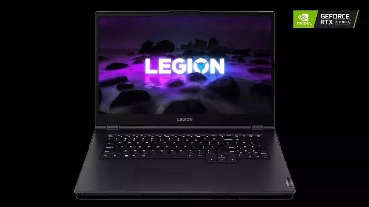Alt view image 9 of 12 - Lenovo Legion 5 Laptop: Ryzen 5 5600H, NVidia GTX 1650, 256GB SSD, 8GB RAM, 17.3" Full HD IPS Display