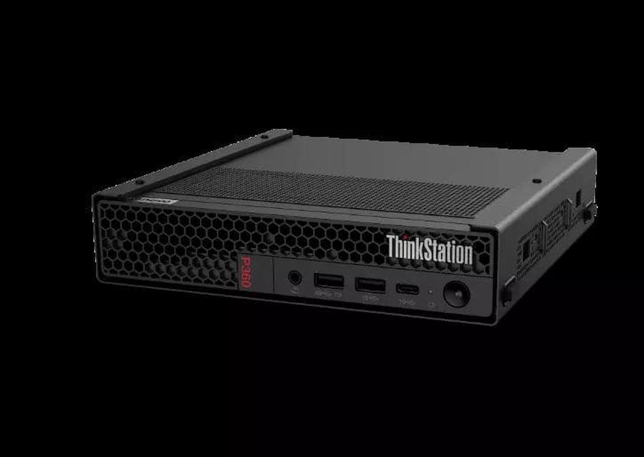 Alt view image 7 of 7 - Lenovo ThinkStation P360 Tiny Workstation, vPro®, NVIDIA T Series, 32GB, 1TB, Win 11 Pro, 3 YRs On-site Warranty
