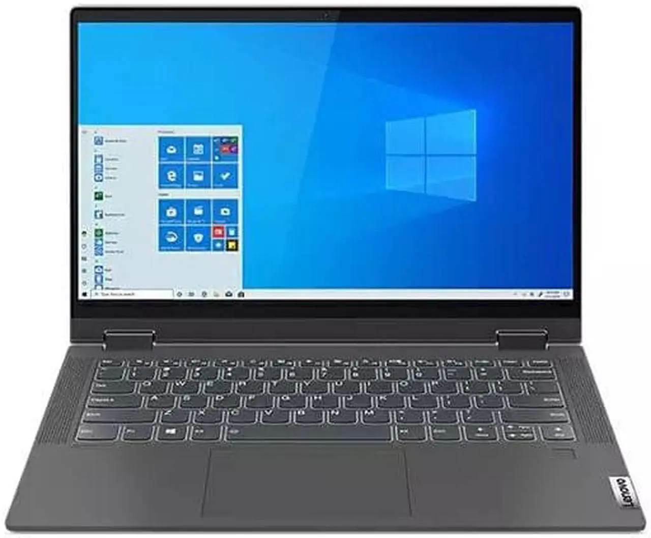 Alt view image 10 of 17 - Lenovo IdeaPad Flex 5 14ALC05 82HU0159US 14" Touchscreen Convertible 2 in 1 Notebook - Full HD - 1920 x 1080 - AMD Ryzen 3 5300U Quad-core (4 Core) 2.60 GHz - 4 GB Total RAM - 4 GB On-board Memor