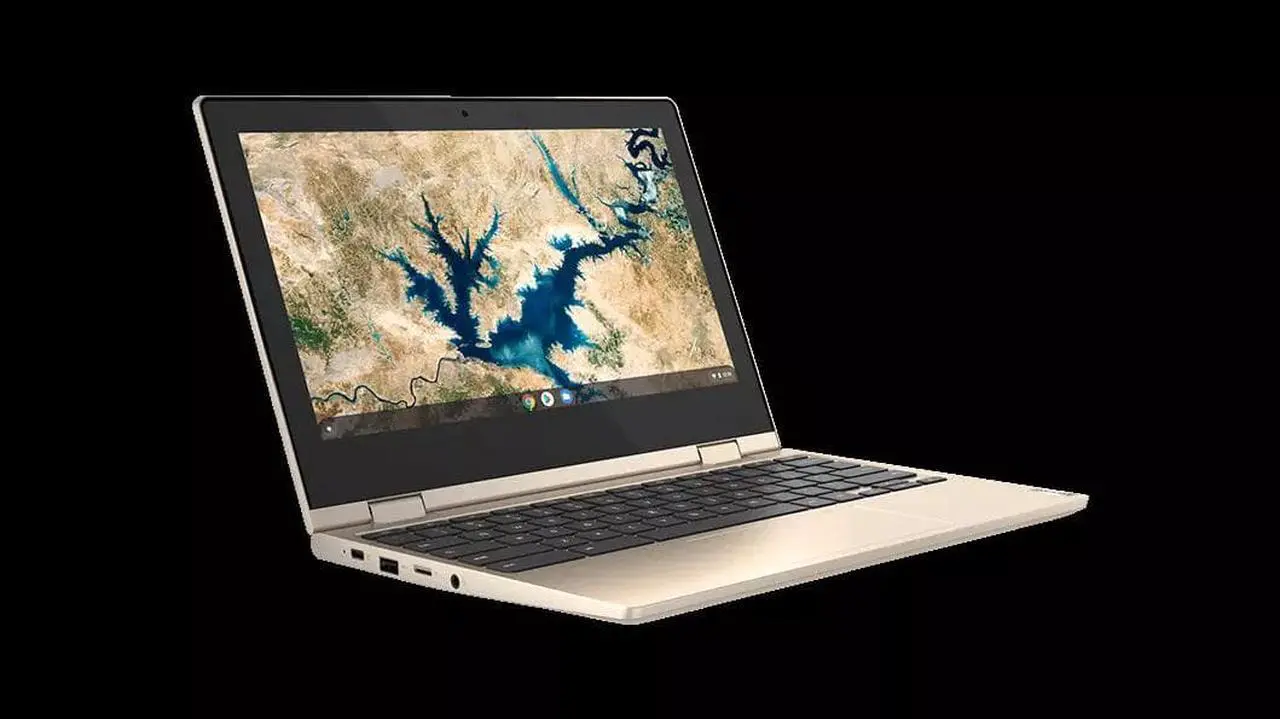 Alt view image 14 of 16 - Lenovo Chromebook Flex 3 11.6" Touchscreen Laptop, Intel Celeron N4020, 4GB RAM, 32GB eMMC HD, Chrome OS, Abyss Blue, 82BB0009US Notebook PC Tablet