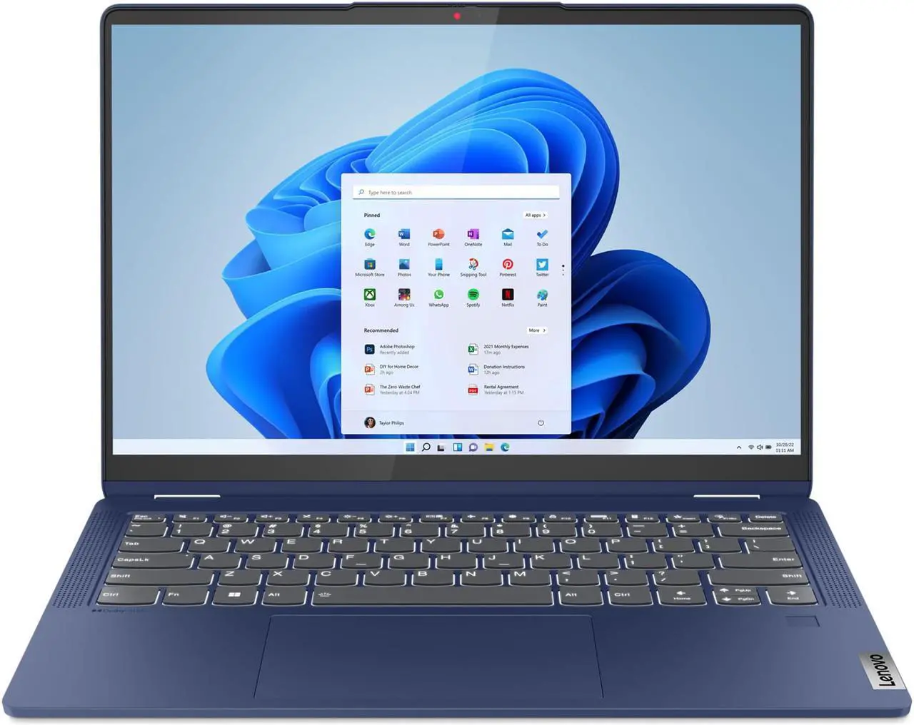 Alt view image 7 of 8 - Lenovo IdeaPad Flex 5 Laptop, 14" IPS  Glass, Ryzen 5 7530U,  AMD Radeon Graphics, 8GB, 512GB