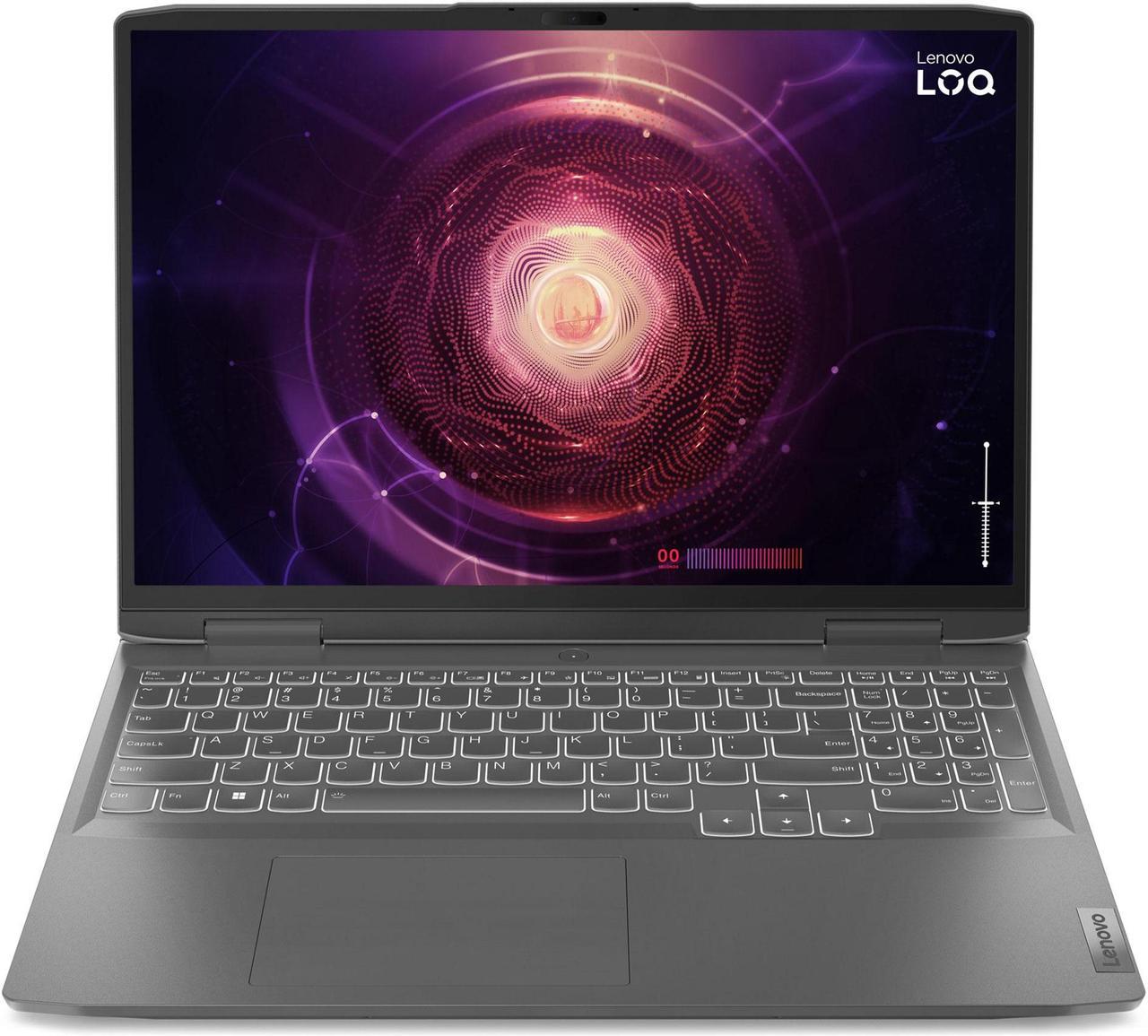 Lenovo LOQ Laptop, 16" IPS  144Hz, Ryzen 7 7840HS, NVIDIA® GeForce RTX 4060 Laptop GPU 8GB GDDR6, 16GB, 1TB SSD, For Gaming