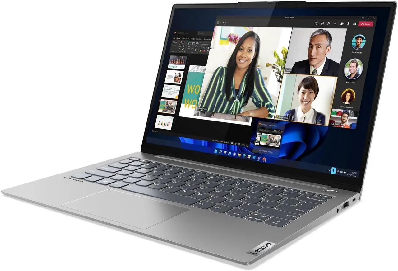 Alt view image 11 of 15 - Lenovo ThinkBook 13s Gen 4 Intel Laptop, 13.3" IPS Low Power, i5-1240P, Iris Xe Graphics, 8GB, 256GB