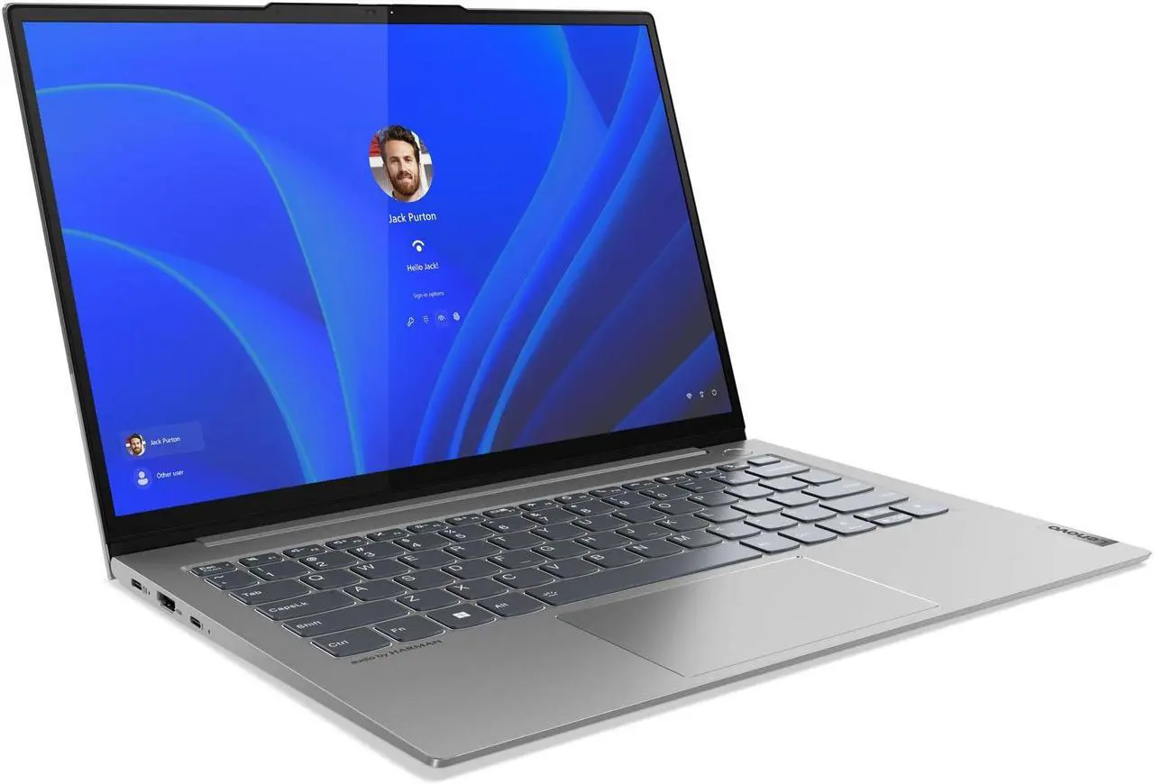 Alt view image 10 of 15 - Lenovo ThinkBook 13s Gen 4 Intel Laptop, 13.3" IPS Low Power, i5-1240P, Iris Xe Graphics, 8GB, 256GB