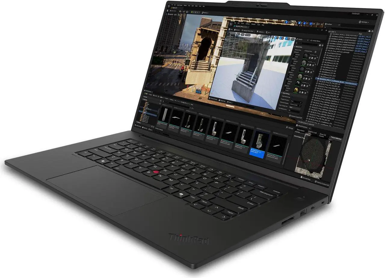 Alt view image 3 of 7 - Lenovo ThinkPad P1 Gen 7 Intel Laptop, 16" IPS 165Hz,165H,32GB, RTX 3000 Ada Generation GPU 8GB GDDR6, 1TB SSD,Intel Wifi,Win 11 Pro