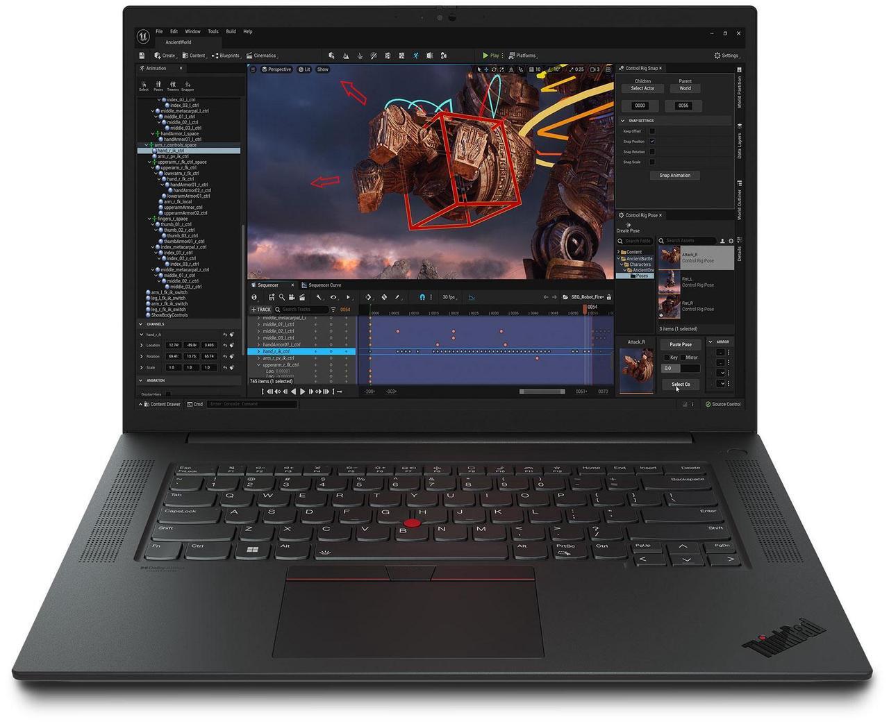 Main image of ThinkPad P1 Gen 6 i7-13800H vPro®NVIDIA RTX 3500 Ada Generation Laptop GPU 12GB GDDR6, 32 GB/ 1TB