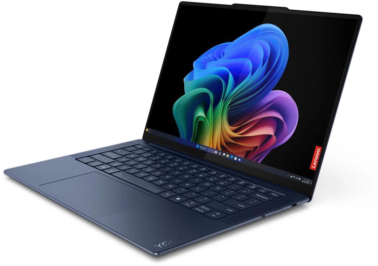 Alt view image 3 of 7 - Lenovo Yoga Slim 7x Laptop, 14.5" Glass,Snapdragon X Elite X1E-78-100,32GB, Qualcomm Adreno GPU, 1TB SSD,Win 11 Pro Arm
