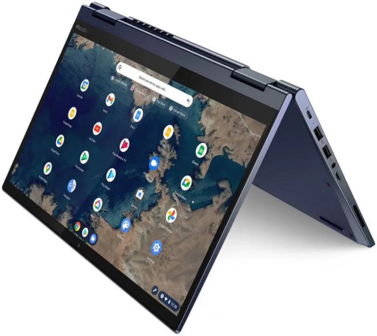 Main image of Lenovo ThinkPad C13 Yoga Chromebook Laptop, 13.3" FHD IPS Touch  300 nits, Ryzen 7 3700C,  AMD Radeon Graphics, 16GB, 256GB SSD, Chrome Os