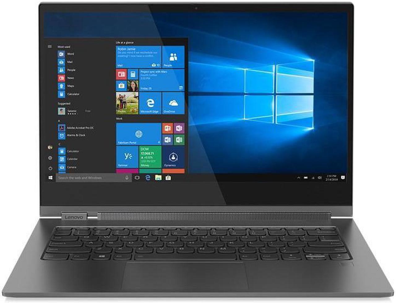 Alt view image 3 of 7 - Lenovo Yoga C930 Glass, 13.9" FHD IPS Touch  300 nits, i7-8550U,   UHD Graphics 620, 12GB, 256GB SSD, Win 10 Home