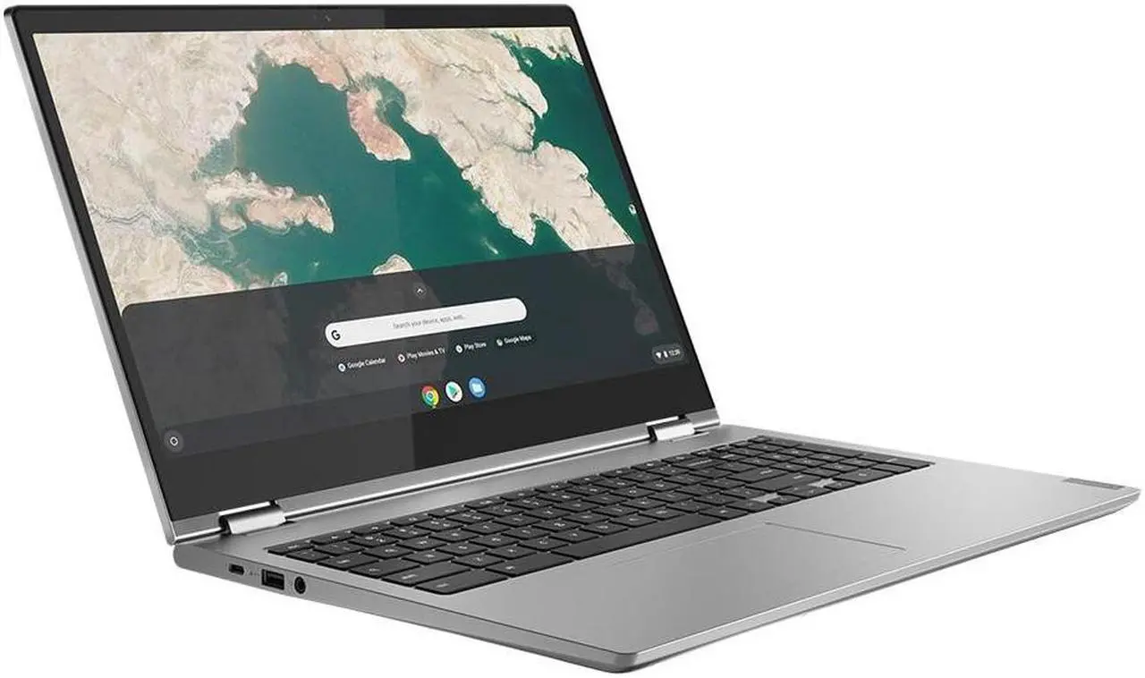 Alt view image 9 of 20 - Lenovo Chromebook C340-15 81T90003US 15.6" Touchscreen Chromebook - 1920 x 1080 - Pentium Gold 4417U - 4 GB RAM - 32 GB Flash Memory