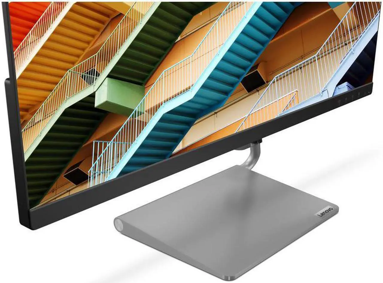 Alt view image 4 of 20 - Lenovo Q27q-10 27" 2560 x 1440p (2K) QHD 75 Hz WLED IPS Monitor w/ AMD FreeSync, 65F4GCC3US