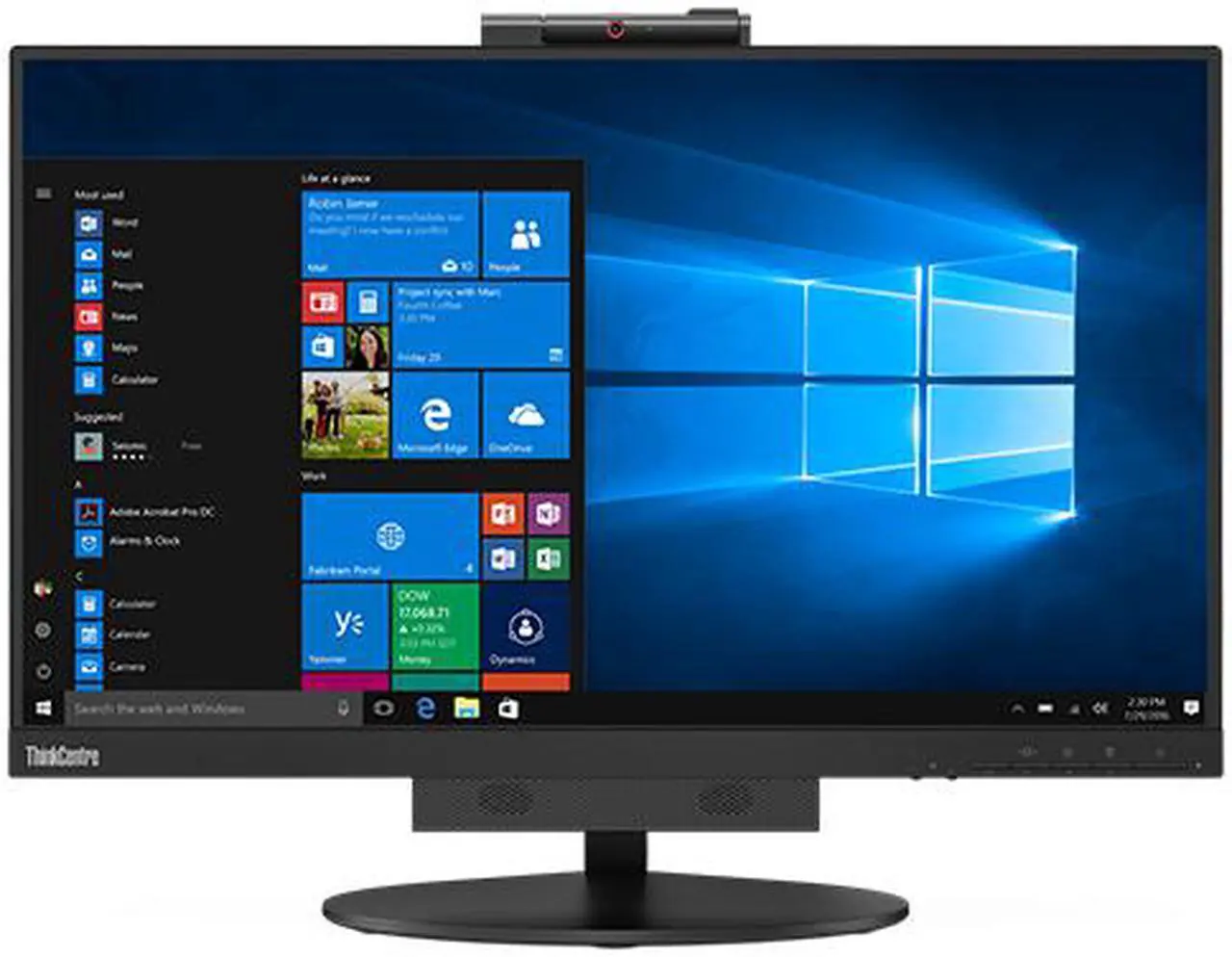Main image of Lenovo ThinkCentre Tiny-in-One 21.5 Inch Touch Monitor with Speaker and Webcam